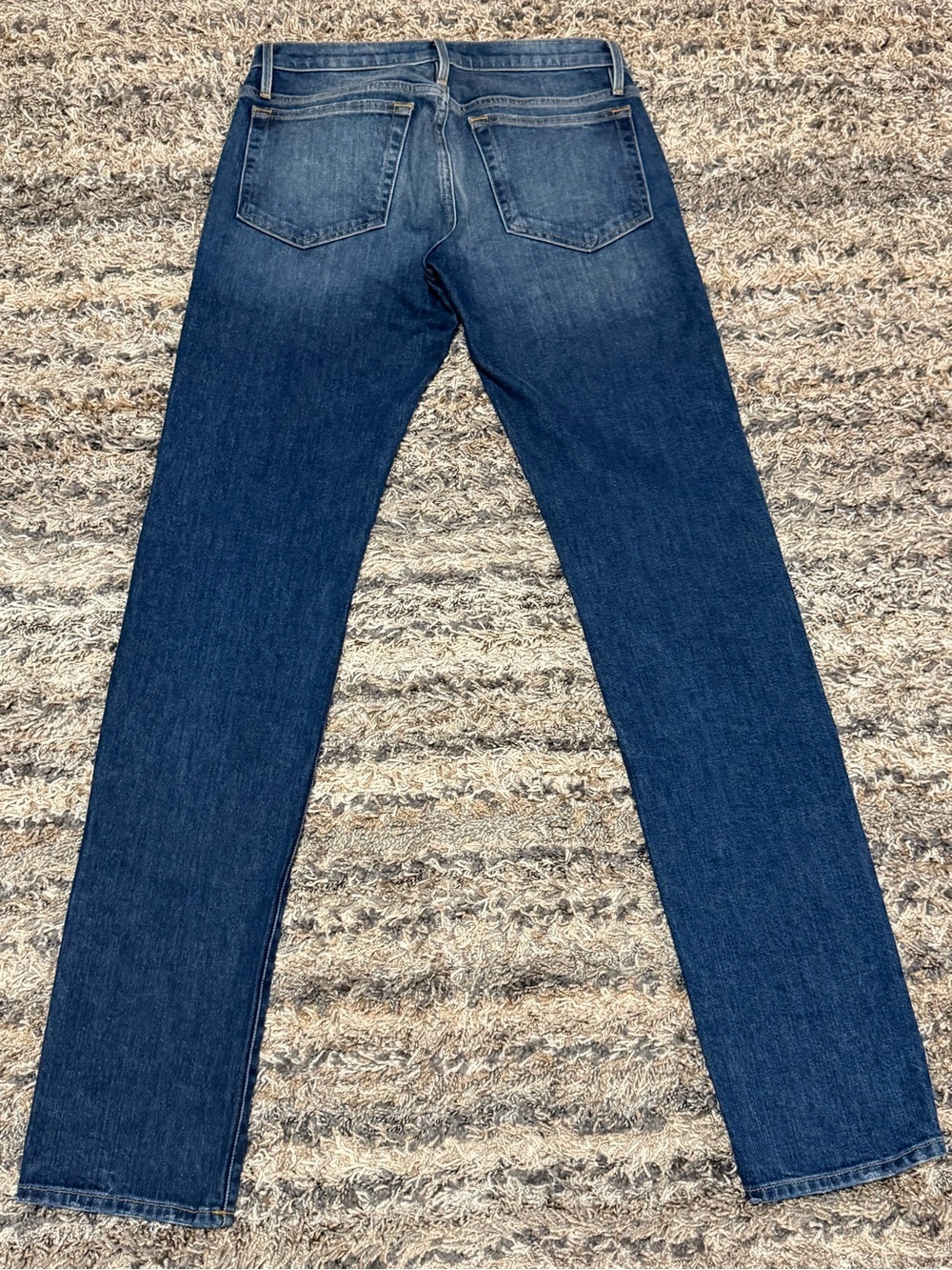 FRAME L- Homme Slim Classic Blue Straight-Leg Jeans - - Picture 8 of 12